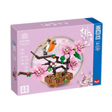 ZHE GAO Chinese Flower Fairies Peach Blossom Mini Particle Building Block Set-One Quarter