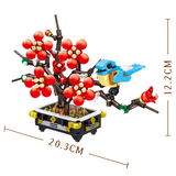 ZHE GAO Chinese Flower Fairies Plum Blossom Mini Particle Building Block Set-One Quarter