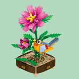 ZHE GAO Chinese Flower Fairies Peony Mini Particle Building Block Set-One Quarter