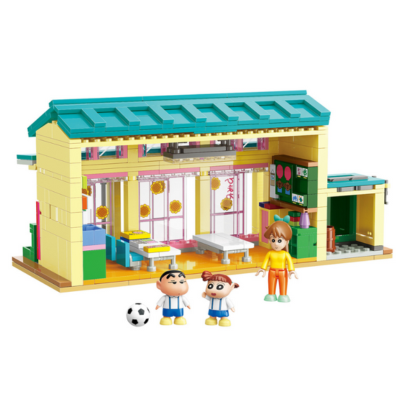 keeppley Crayon Shin-chan Futaba Kindergarten Building Block Set-One Quarter