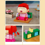 keeppley Crayon Shin-chan Nene Sakurada Kuppy Building Block Set-One Quarter