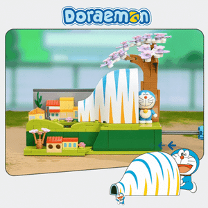 keeppley Doraemon Gulliver Tunnel Building Block Set-One Quarter