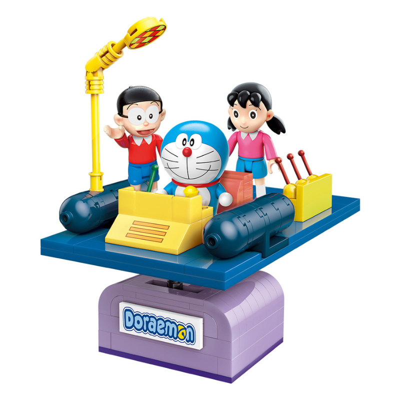 Doraemon Time Machine Building Block Set - One Quarter