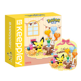 keeppley Pokémon Holiday Party Pichu Colorful Room Building Block Set-One Quarter