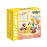 keeppley Pokémon Holiday Party Pichu Colorful Room Building Block Set-One Quarter