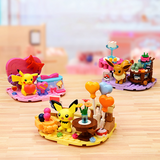 keeppley Pokémon Holiday Party Pichu Colorful Room Building Block Set-One Quarter