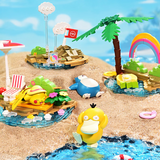 keeppley Pokémon Holiday Party Psyduck Perfect Sandcastle Building Block Set-One Quarter