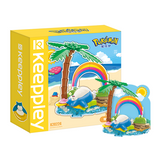 keeppley Pokémon Holiday Party Snorlax Lazy Nap Building Block Set-One Quarter