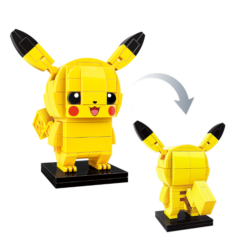 Pokémon Pikachu Kuppy Building Block Set - One Quarter