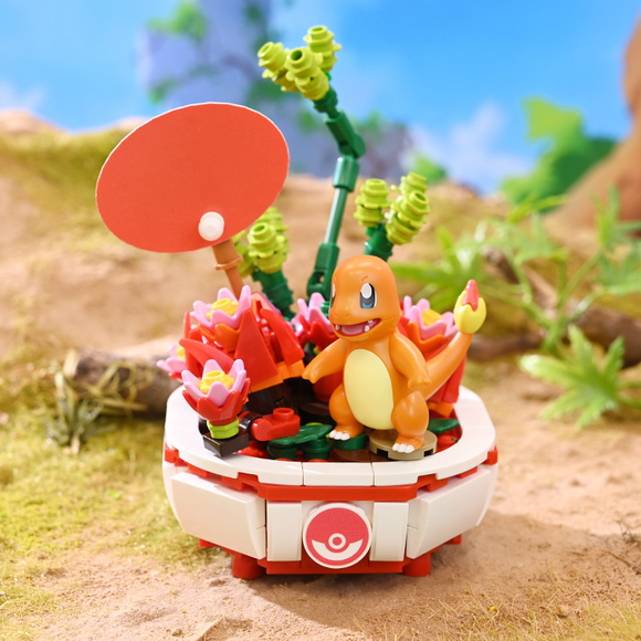 pokemon succulent Pokémon Succulent Plants Charmander Crassula Capitella Building Block Set