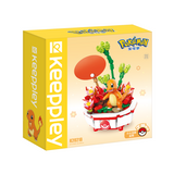 keeppley Pokémon Succulent Plants Charmander Crassula Capitella Building Block Set-One Quarter