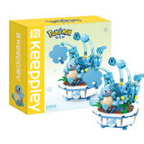 keeppley Pokémon Succulent Plants Squirtle Senecio Serpens Building Block Set-One Quarter