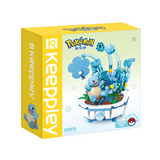keeppley Pokémon Succulent Plants Squirtle Senecio Serpens Building Block Set-One Quarter
