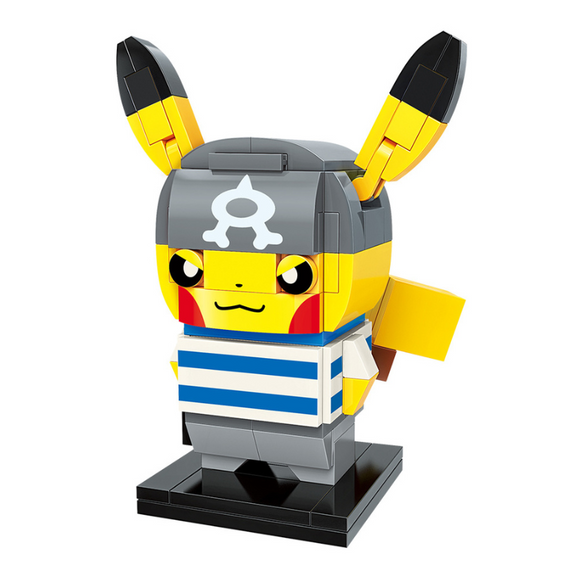 keeppley Pokémon Team Aqua Pikachu Kuppy Building Block Set-One Quarter