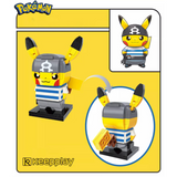 keeppley Pokémon Team Aqua Pikachu Kuppy Building Block Set-One Quarter