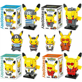 keeppley Pokémon Team Aqua Pikachu Kuppy Building Block Set-One Quarter