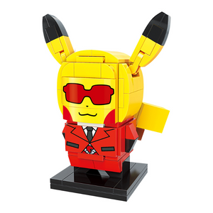 keeppley Pokémon Team Flare Pikachu Kuppy Building Block Set-One Quarter