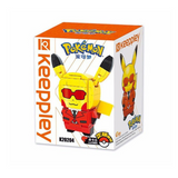 keeppley Pokémon Team Flare Pikachu Kuppy Building Block Set-One Quarter