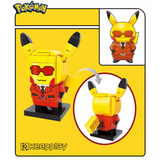 keeppley Pokémon Team Flare Pikachu Kuppy Building Block Set-One Quarter
