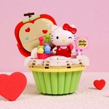 keeppley Sanrio Hello Kitty Apple Crisp Cupcake Building Block Set-One Quarter
