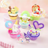 keeppley Sanrio Hello Kitty Apple Crisp Cupcake Building Block Set-One Quarter