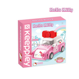 keeppley Sanrio Hello Kitty Mini Car Building Block Set-One Quarter