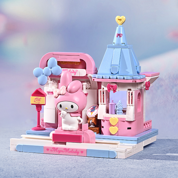 keeppley Sanrio My Melody Ice Cream Parlor Building Block Set-One Quarter