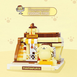 keeppley Sanrio Pompompurin Pudding Store Building Block Set-One Quarter