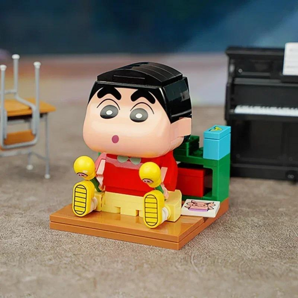 keeppley Crayon Shin-chan Shinnosuke Nohara Kuppy Building Block Set-One Quarter