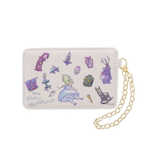 COLORS By Jennifer Sky Alice in Wonderland Ivory and Morning Dawn Card Case-One Quarter