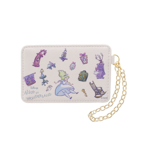 COLORS By Jennifer Sky Alice in Wonderland Ivory and Morning Dawn Card Case-One Quarter