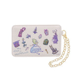 COLORS By Jennifer Sky Alice in Wonderland Ivory and Morning Dawn Card Case-One Quarter