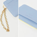 COLORS By Jennifer Sky Alice in Wonderland Ivory and Morning Dawn Card Case-One Quarter