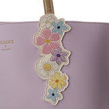 COLORS & chouett Tangled Rapunzel Magical Flowers Lavender Tote-One Quarter
