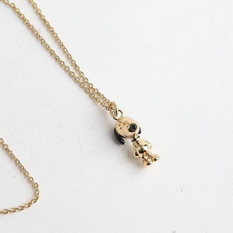 関税込【COACH×PEANUTS 】Snoopy and Woodstock necklace COACH® Outlet | COACH® Outlet | Coach X Peanuts Snoopy And