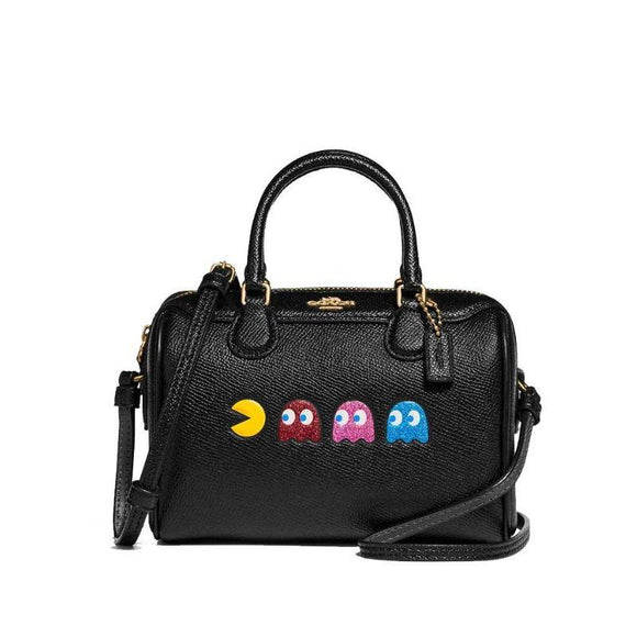 Coach Micro Bennett Satchel with PacMan Animation-One Quarter