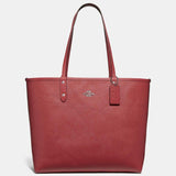 Coach Reversible City Tote in Signature Canvas with Ms. PacMan-One Quarter