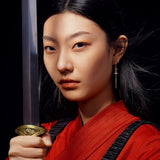 Disney Mulan Asymmetric Loyal Brave True Sword Earrings-One Quarter