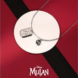 Disney Princess Mulan Pendant Necklace-One Quarter