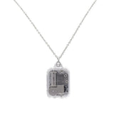 Ghibili Castle in the Sky Music Box Pendant Necklace-One Quarter