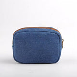 Ghibili My Neighbor Totoro Embroidery Denim Mini Pouch-One Quarter
