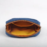Ghibili My Neighbor Totoro Embroidery Denim Mini Pouch-One Quarter