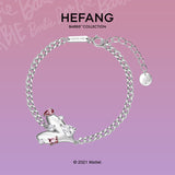 HeFang Jewelry Barbie Fancy Heart Bolo Bracelet-One Quarter