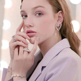 HeFang Jewelry Barbie Pink BOBO Statement Ring-One Quarter