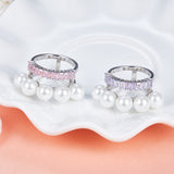 HeFang Jewelry Barbie Purple BOBO Statement Ring-One Quarter