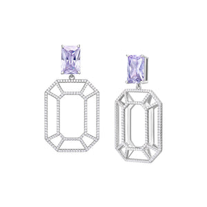 HeFang Jewelry Barbie Shining Drop Earrings-One Quarter