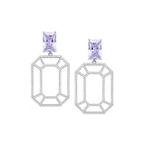 HeFang Jewelry Barbie Shining Drop Earrings-One Quarter