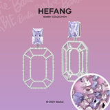 HeFang Jewelry Barbie Shining Drop Earrings-One Quarter