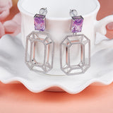 HeFang Jewelry Barbie Shining Drop Earrings-One Quarter