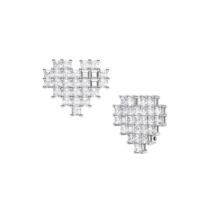 HeFang Jewelry Barbie Sweet Heart Earrings-One Quarter